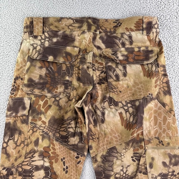 Kryptek Pants Mens XL Brown Tactical Cargo Battlefield to Highlander Camo Hunt - Picture 12 of 13